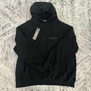 Fear of God Essentials Black Hoodie